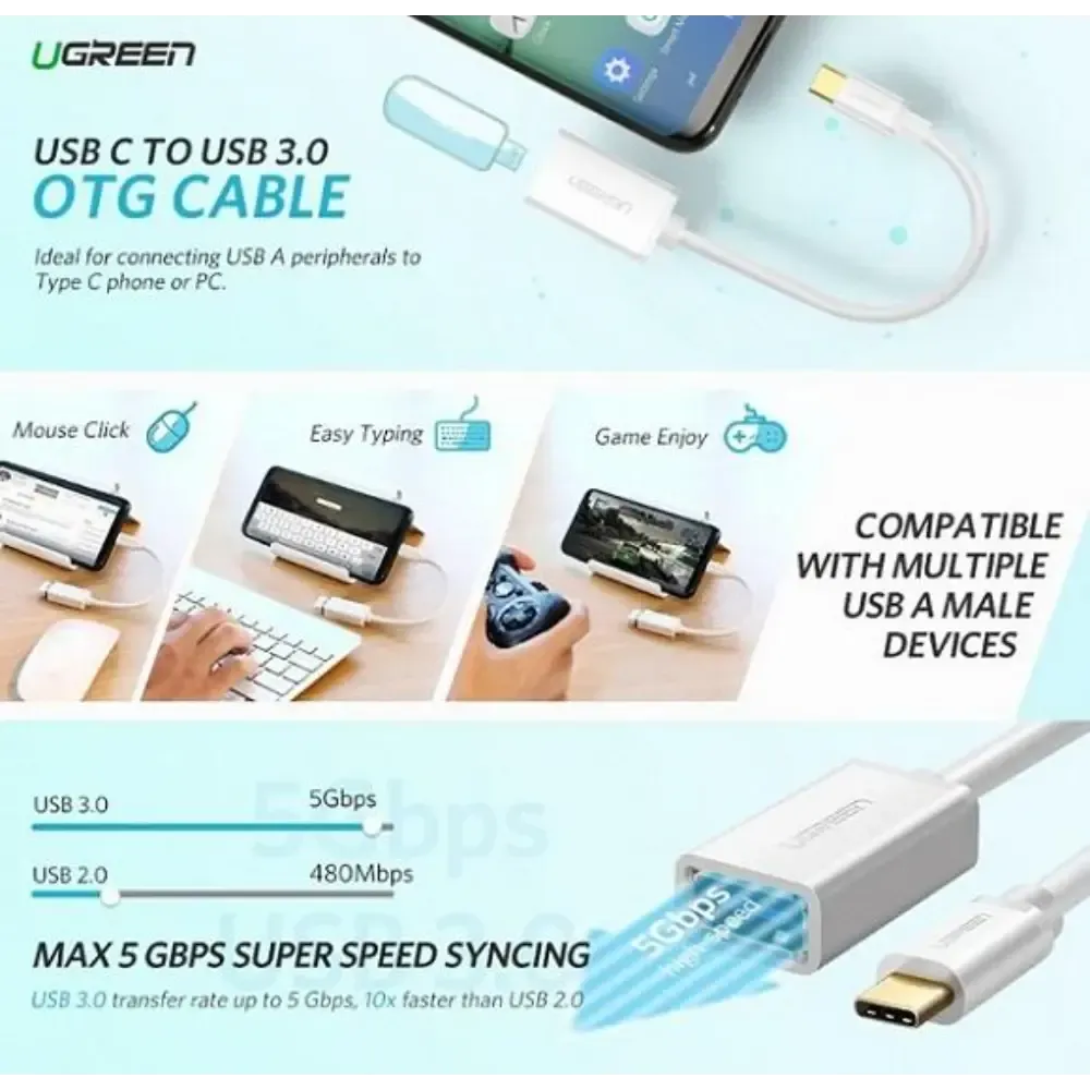 Ugreen-30702-Type-C-Male-to-Type-A-Female-OTG-Cable-15cm-White-21.webp
