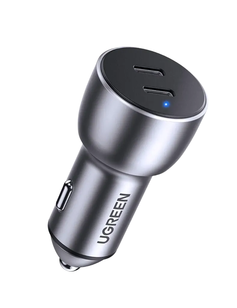 UGREEN 70594 50W Dual USB-C PD Fast Car Charger