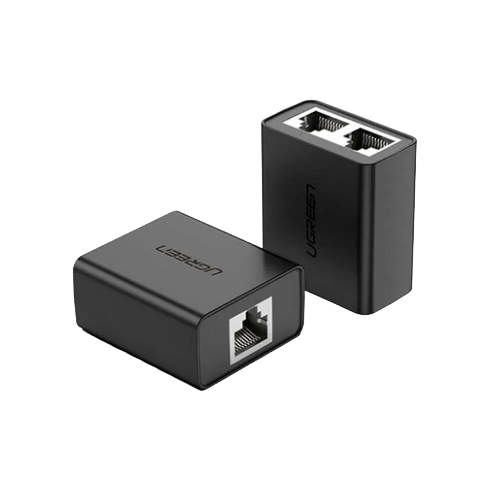 UGREEN 50923 RJ45 Splitter Adapter 2 Pack Black