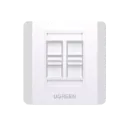 UGREEN 80443 Quadruple-Port Wall Plate 1 PC