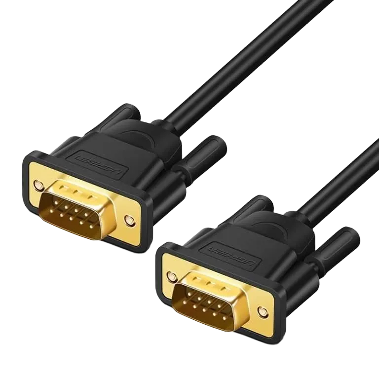 UGREEN 20153 DB9 RS232 Adapter Male to Male Cable 1.5m Black