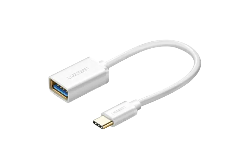 UGREEN 30702 USB-C Male to USB 3.0 A Female Cable White
