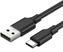 UGREEN 60116 USB-A 2.0 to USB-C Cable Nickel Plating 1m (Black)
