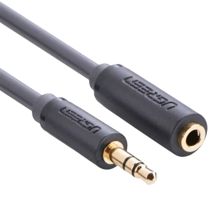 UGREEN 10781 3.5mm Male to Female Extension Cable 0.5m