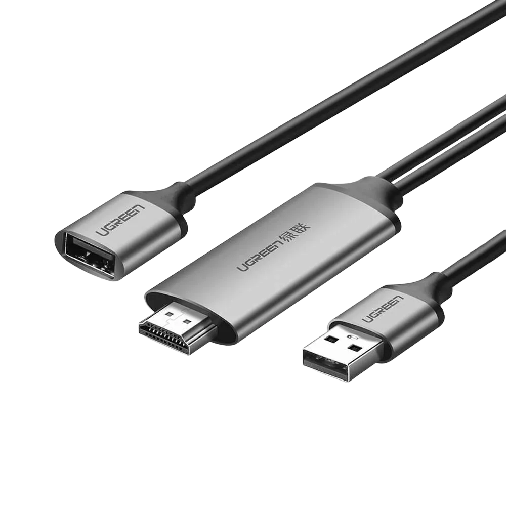 UGREEN 50291 USB to HDMI Digital AV Adapter 1.5m Gray