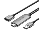 UGREEN 50291 USB to HDMI Digital AV Adapter 1.5m Gray