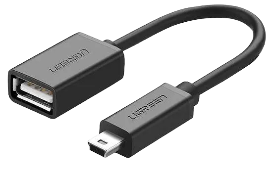 UGREEN 10383 Mini USB Male to USB Female OTG Cable