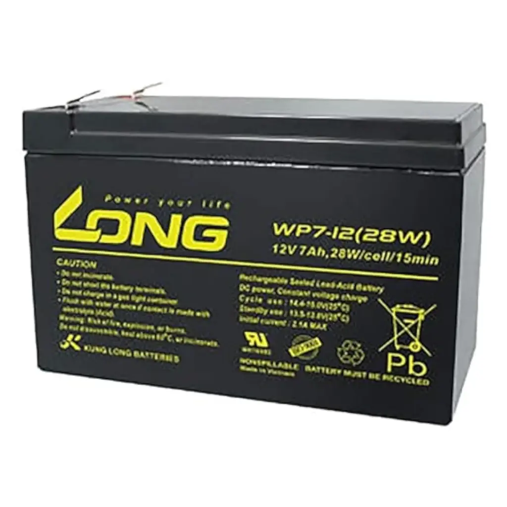 Long Battery Lead Acid AGM 7Ah/12 Volt