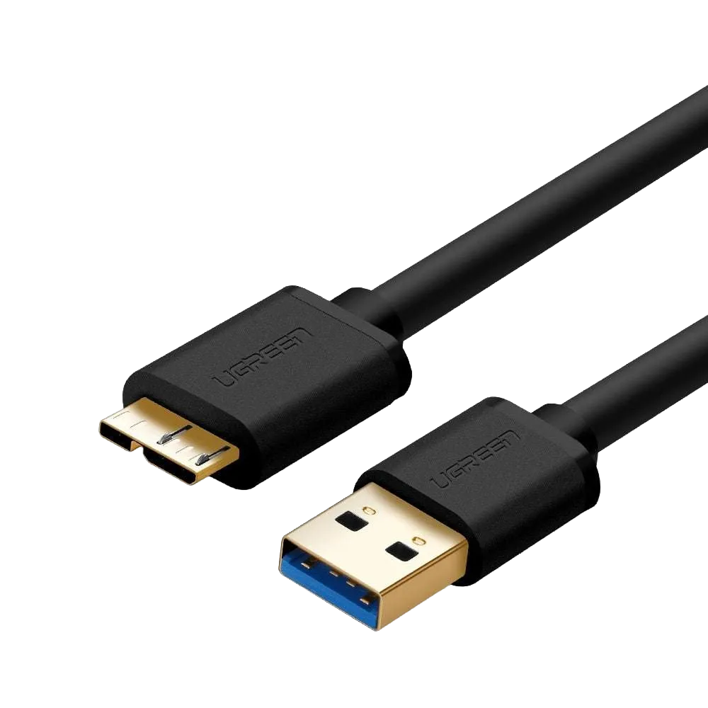 UGREEN 10843 USB 3.0 A Male to Micro USB 3.0 Male Cable 2m Black