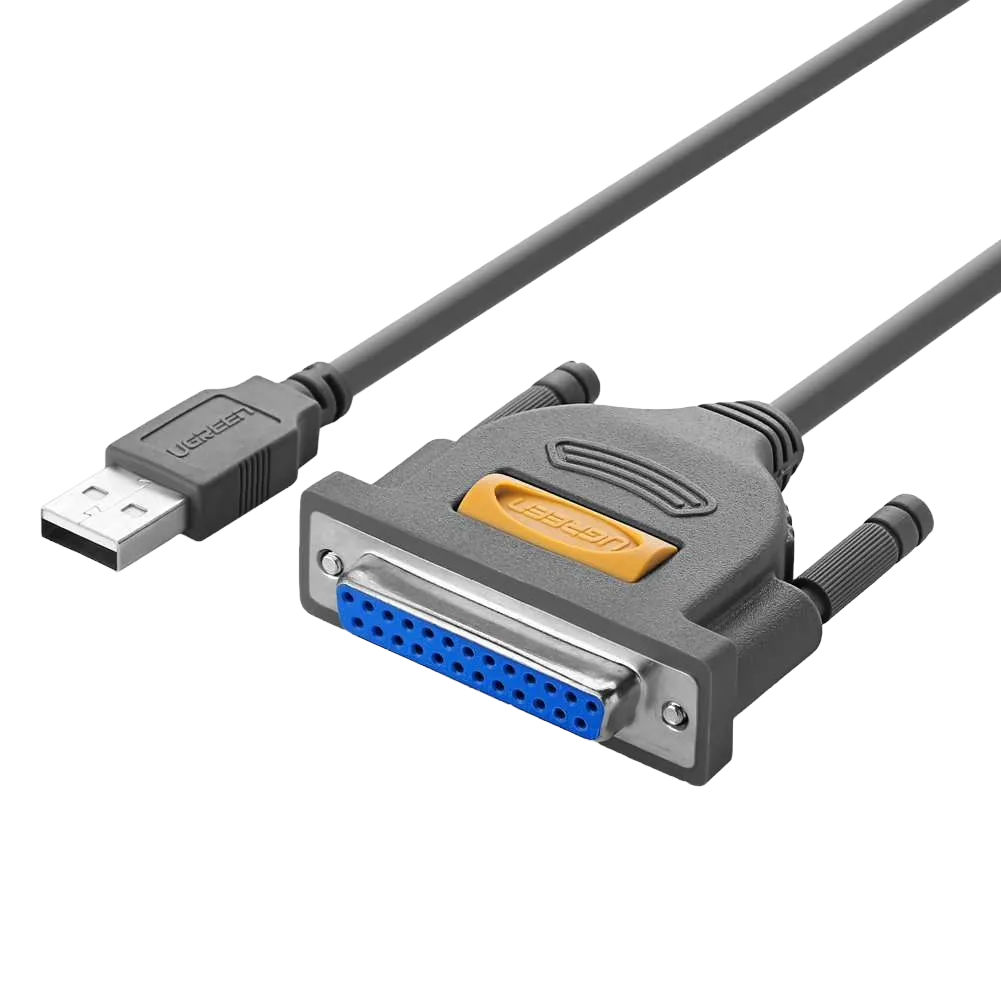 UGREEN 20224 USB to DB25 Parallel Printer Cable 2m