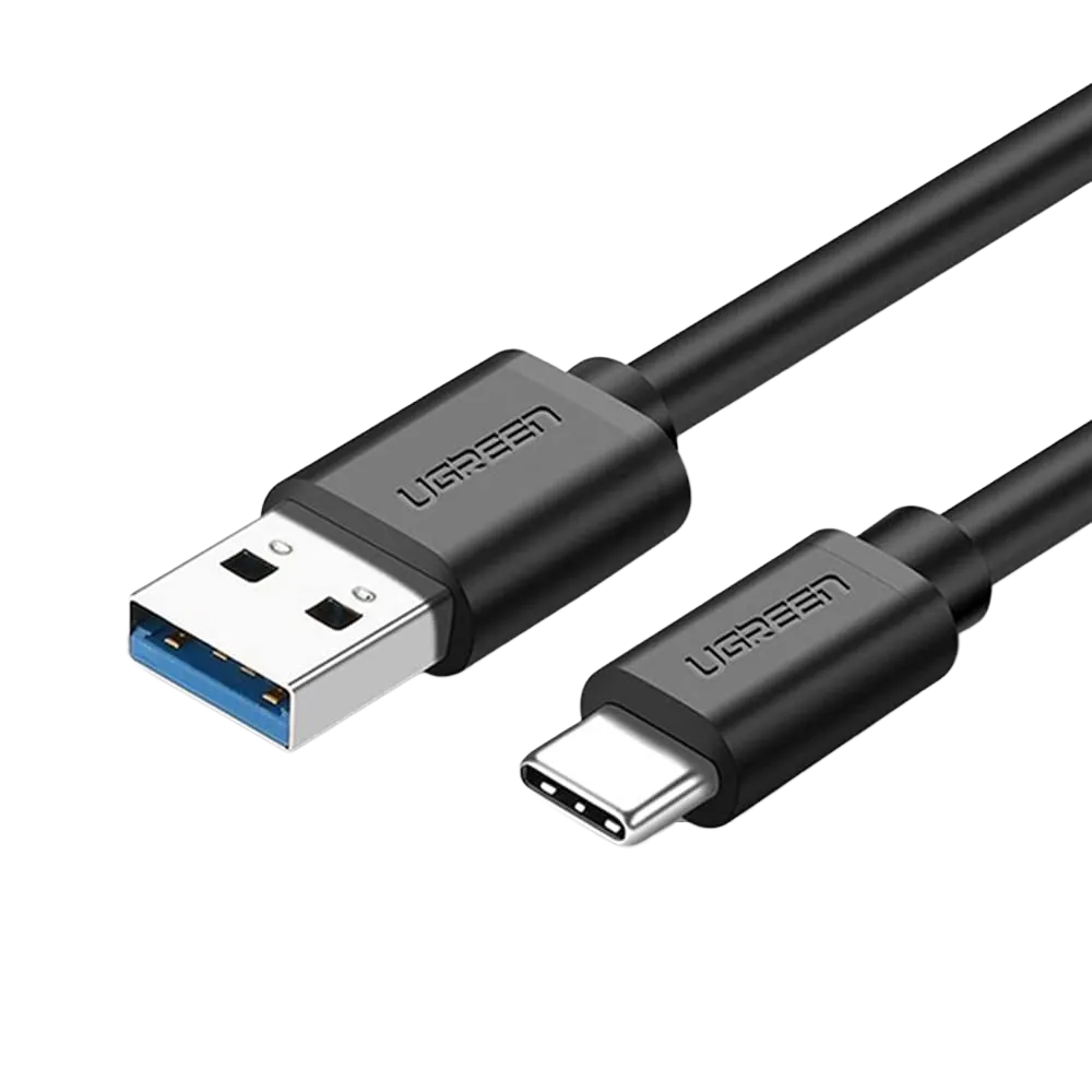 UGREEN 20882 USB 3.0 A Male to Type C Male Cable Nickel Plating 1m Black