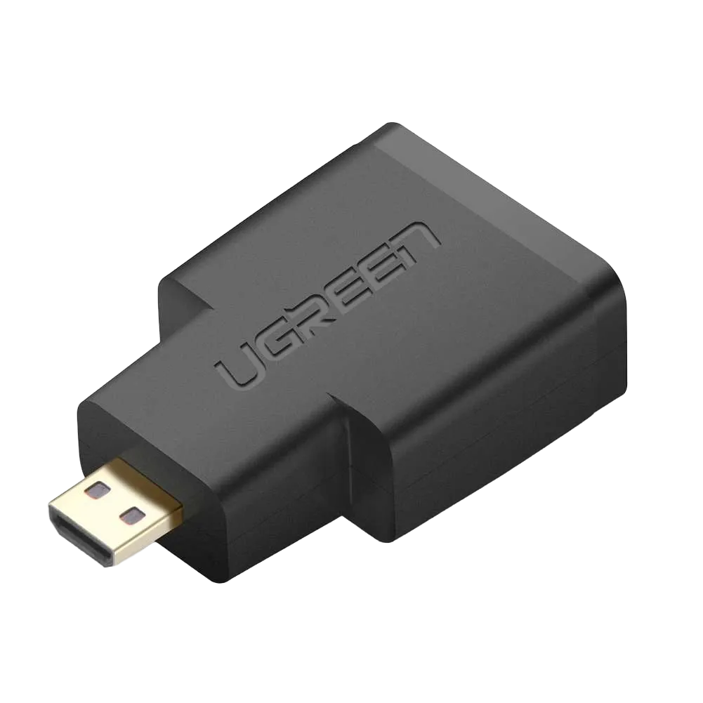 UGREEN 20106 Micro HDMI Male to HDMI Female Adapter (Black)