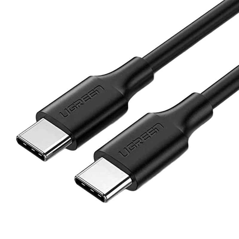 UGREEN 50998 USB 2.0 Type C to Type C Cable Nickel Plating 1.5m Black