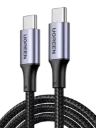 UGREEN 70427 USB-C Cable Aluminum Case with Braided 1m Black