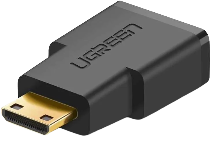 UGREEN 20101 Mini HDMI Male to HDMI Female Adapter (Black)