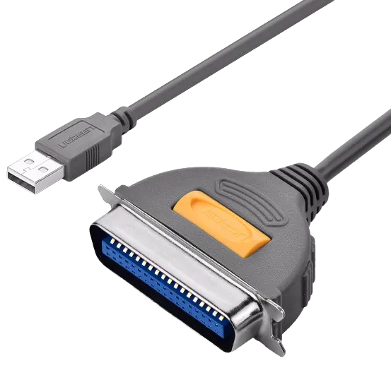 UGREEN 20225 USB to IEEE1284 Parallel Printer Cable 2m