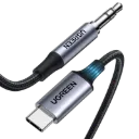UGREEN 20192 USB-C Male to 3.5mm Male Audio Cable with Chip 1m