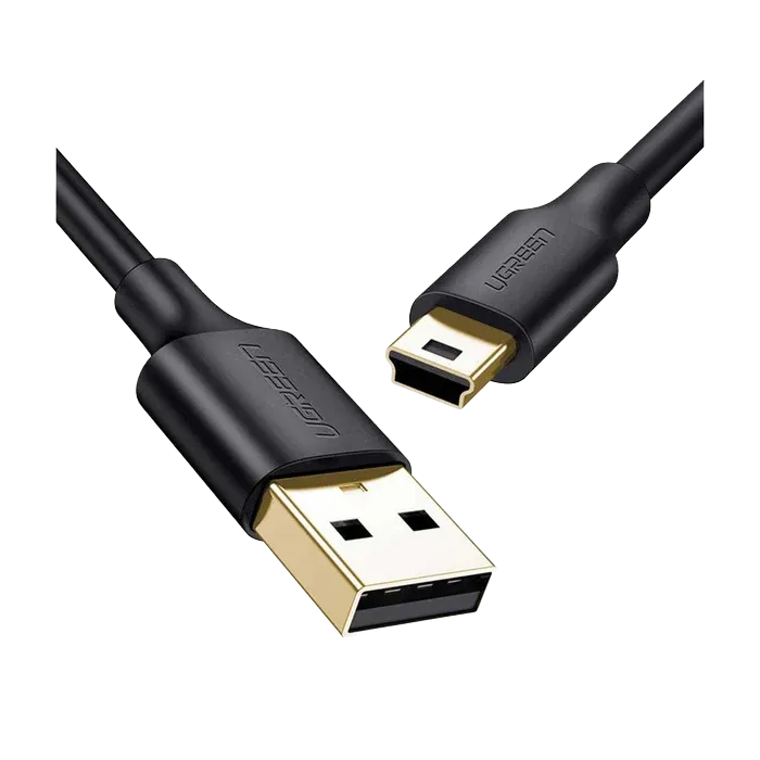 UGREEN 30472 USB 2.0 A Male to Mini 5 Pin Male Cable 2m Black