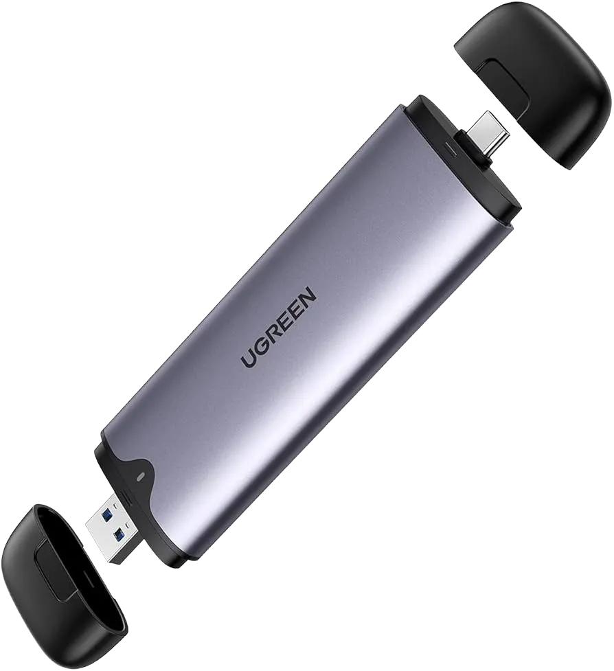 UGREEN 70532 USB-C+USB-A M.2 M-Key Hard Drive Enclosure 10G