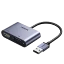 UGREEN 20518 USB 3.0 to HDMI+VGA Adapter 1080P
