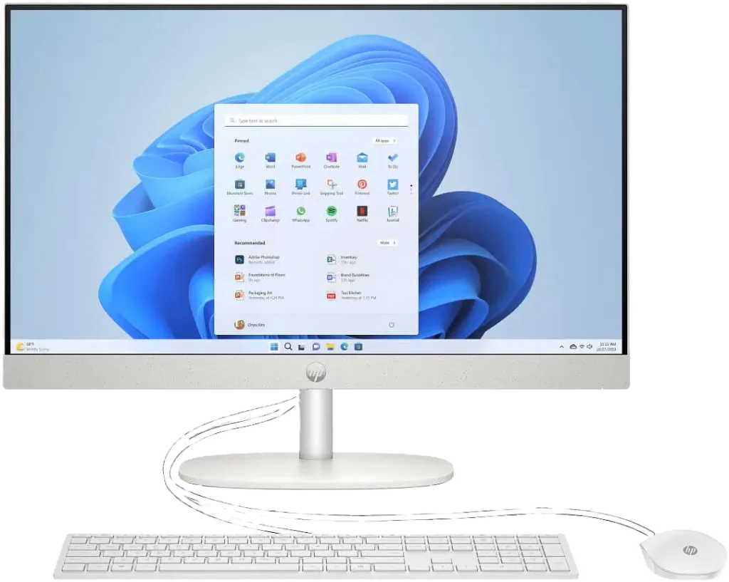 HP All-in-One 24-cr2032nh D30BYEA Intel Core Ultra 5 225U 8GB DDR5 512GB NVMe SSD 23.8" FHD IPS Windows 11