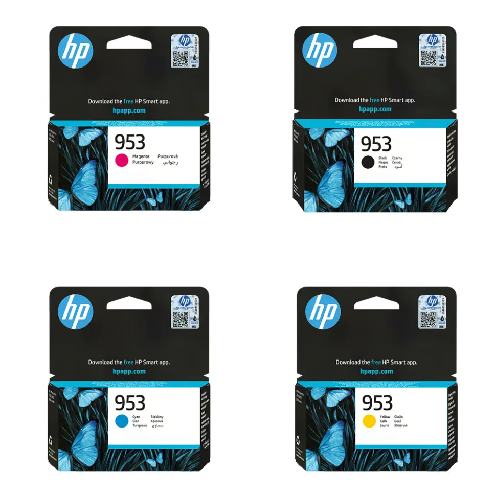 HP 953 Original Ink Cartridge 4-Pack (CMYK)