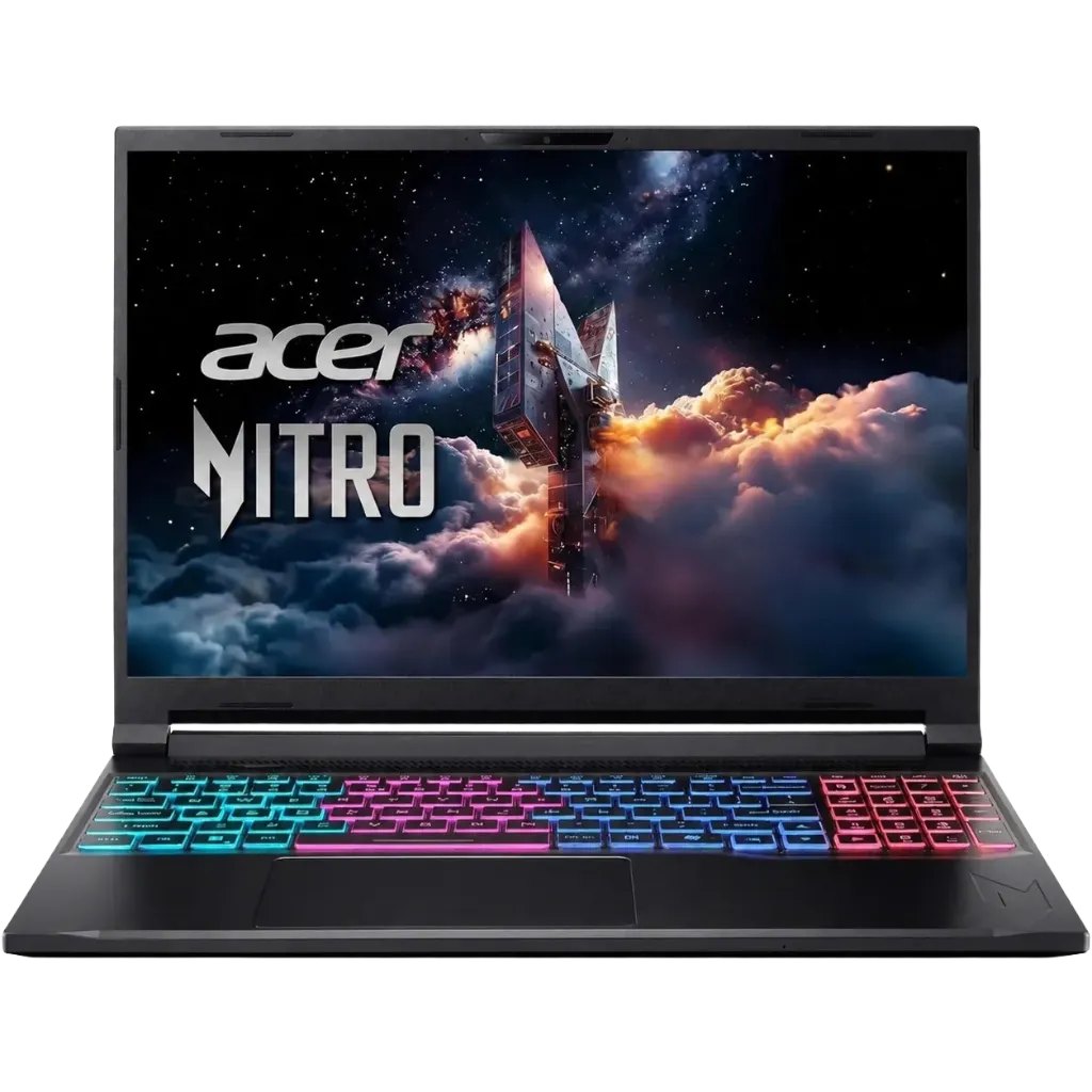 Acer Nitro V 16S ANV16S-71-97BE Gaming Laptop Intel® Core™ 9 270H 16GB DDR5 1TB NVMe SSD NVIDIA® GeForce RTX™ 5070 8GB 16" QHD 165Hz Windows 11