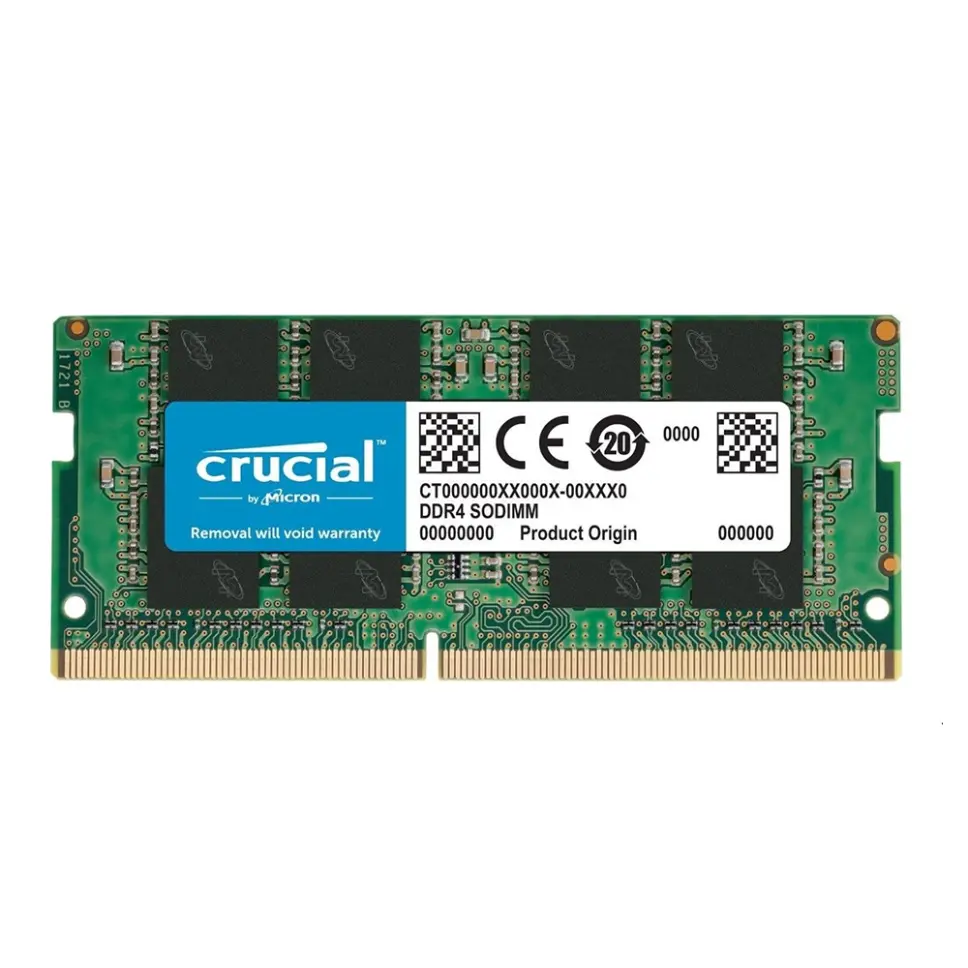 Crucial 16GB DDR4 RAM, 3200MHz SODIMM Laptop Memory