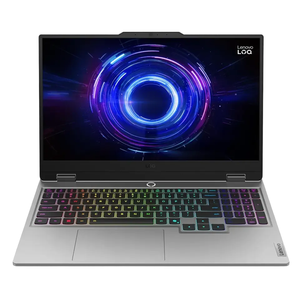 LENOVO LOQ 15IRX10 i7-14700HX 24GB DDR5 512 SSD 8G RTX 5060 White Backlit 15.6" FHD  144Hz Luna Grey Windows 11 Pro