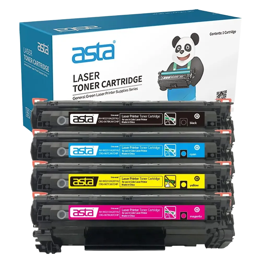 ASTA 206A Toner Cartridge Set (CMYK) W206A W2210A W2211A W2212A W2213A