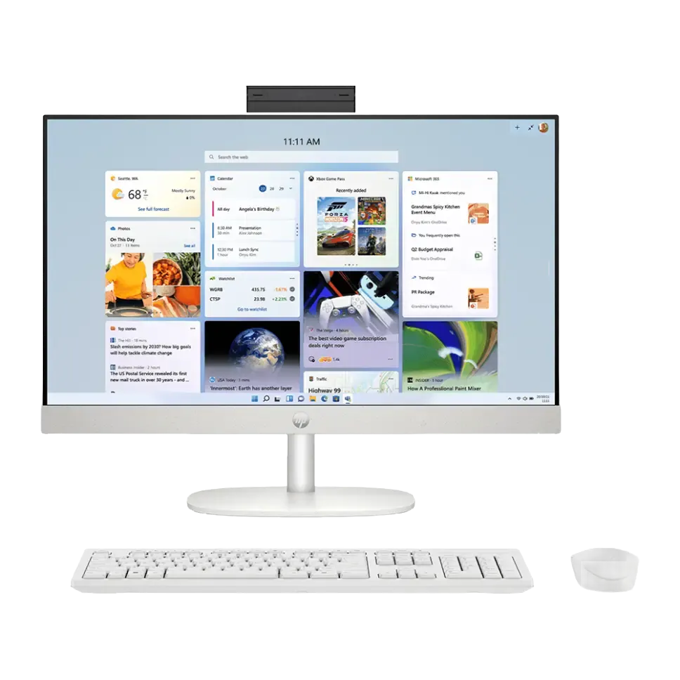 HP All-in-One PC  Intel Core i3-1315U 8GB DDR4 RAM 512GB NVMe SSD Keyboard & Mouse Combo 23.8" FHD Display Windows 11 Pro