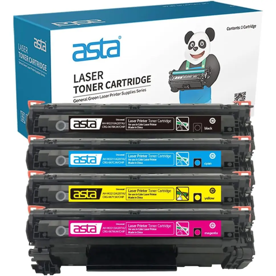 ASTA 207A Toner Cartridge Set (CMYK) W207A W2210A W2211A W2212A W2213A