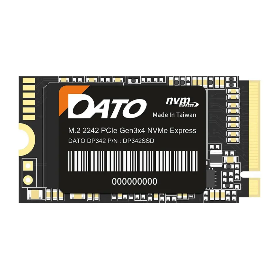 DATO M.2 2242 SSD 512GB, PCIe Gen3 x4 NVMe 1.3 Internal Solid State Drive, Up to 2500/1700 MB/s, DP342 Series 