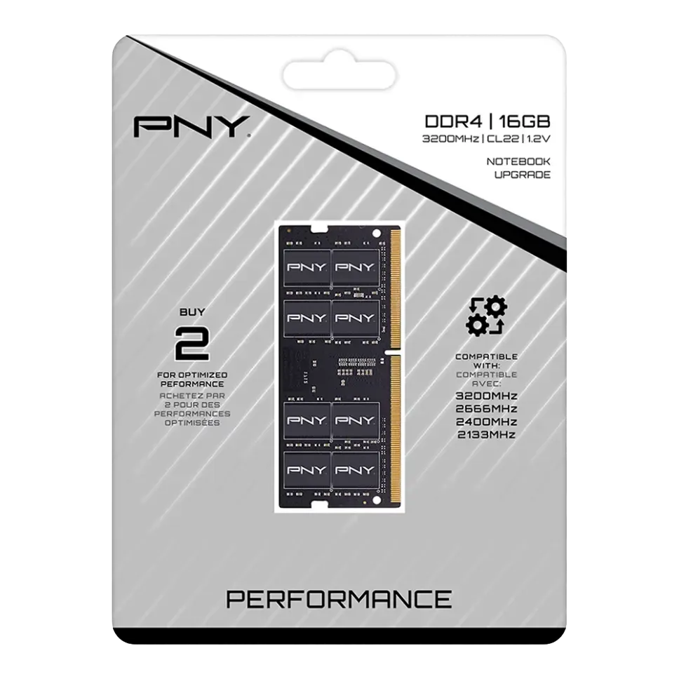 PNY 16GB 3200MHZ DDR4 SODIMM 