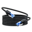UGREEN 30795 Cat8 Pure Copper Ethernet Cable Braided 10m (Black) 