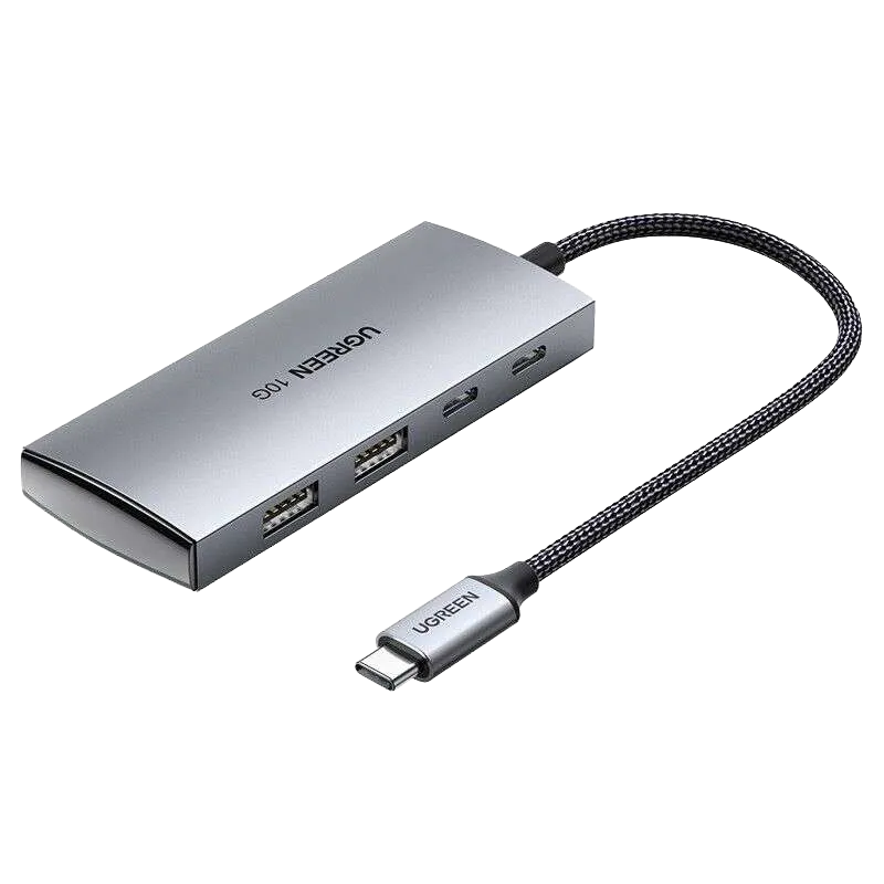 UGREEN 30758 USB-C to 2× USB 3.1+2×USB-C Adapter 10G 