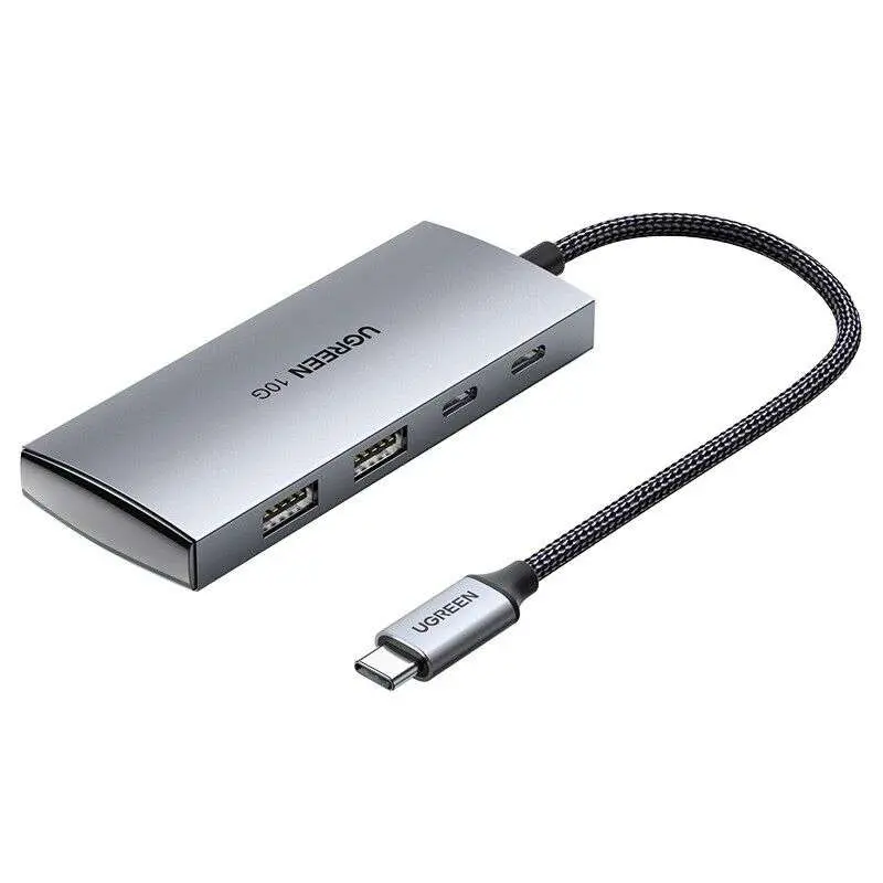 UGREEN 30758 USB-C to 2× USB 3.1+2×USB-C Adapter 10G 