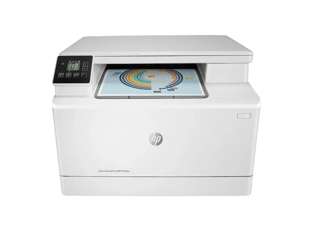 HP Color LaserJet Pro MFP M182n Printer Print Scan Copy