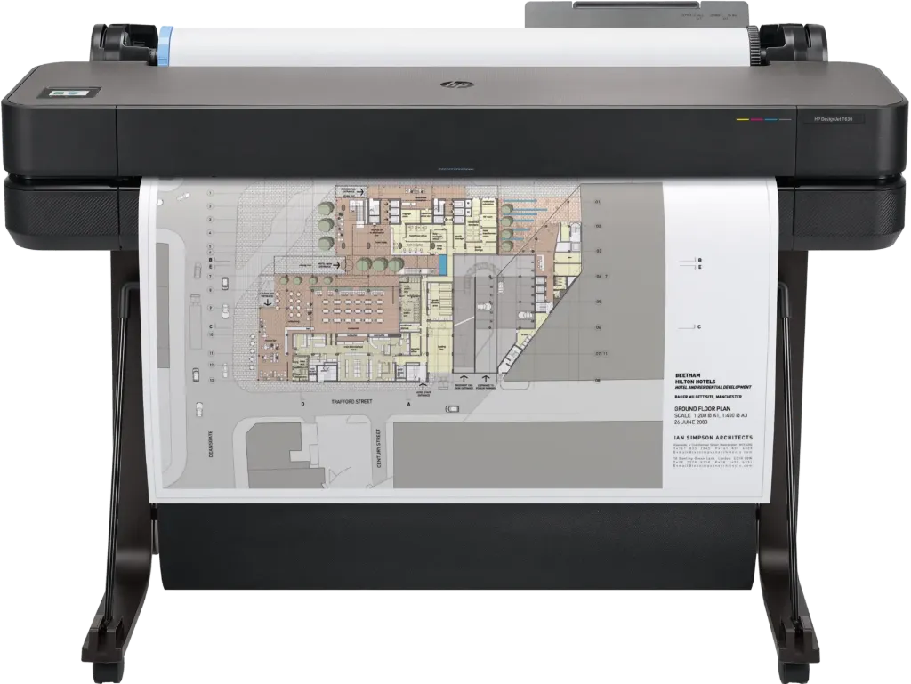 HP DesignJet T630 Large Format Wireless Plotter Printer - 36"