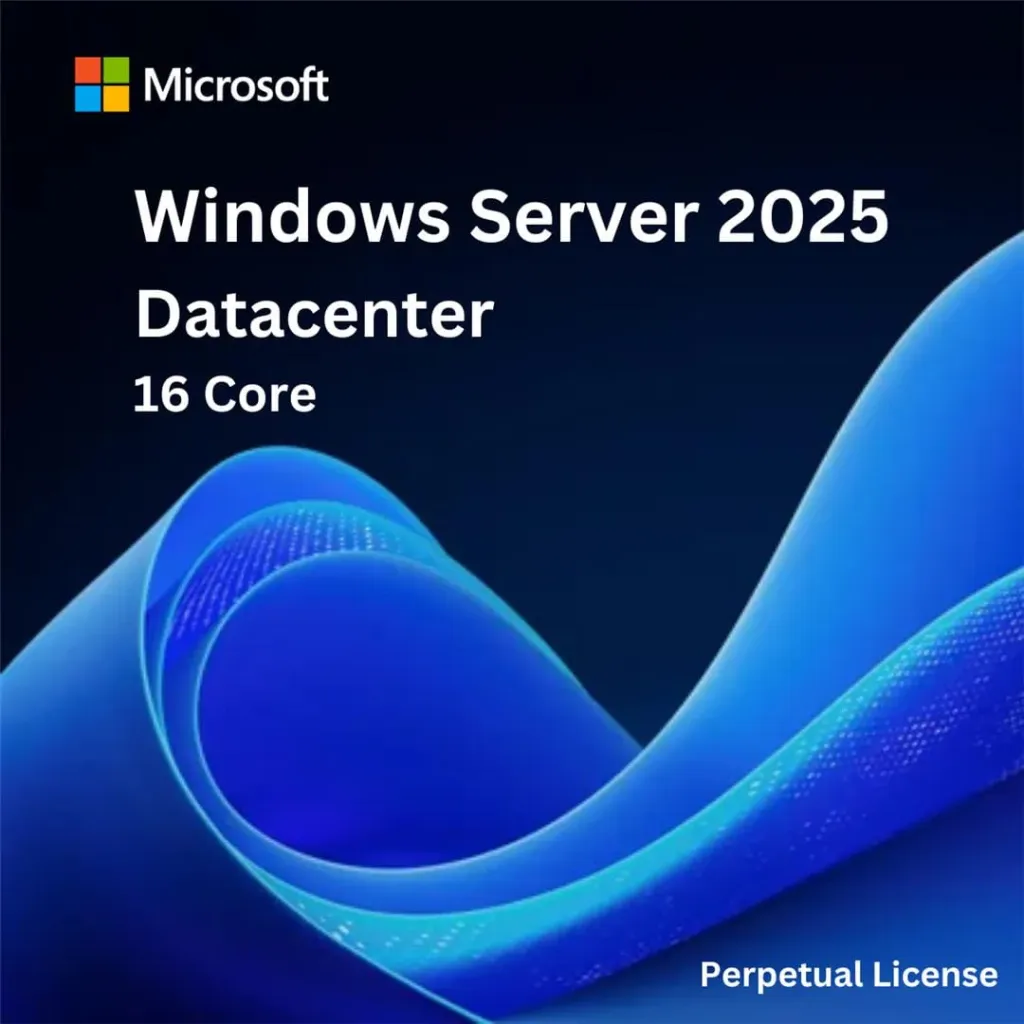 Microsoft Windows Server 2025 Datacenter 16-Core License