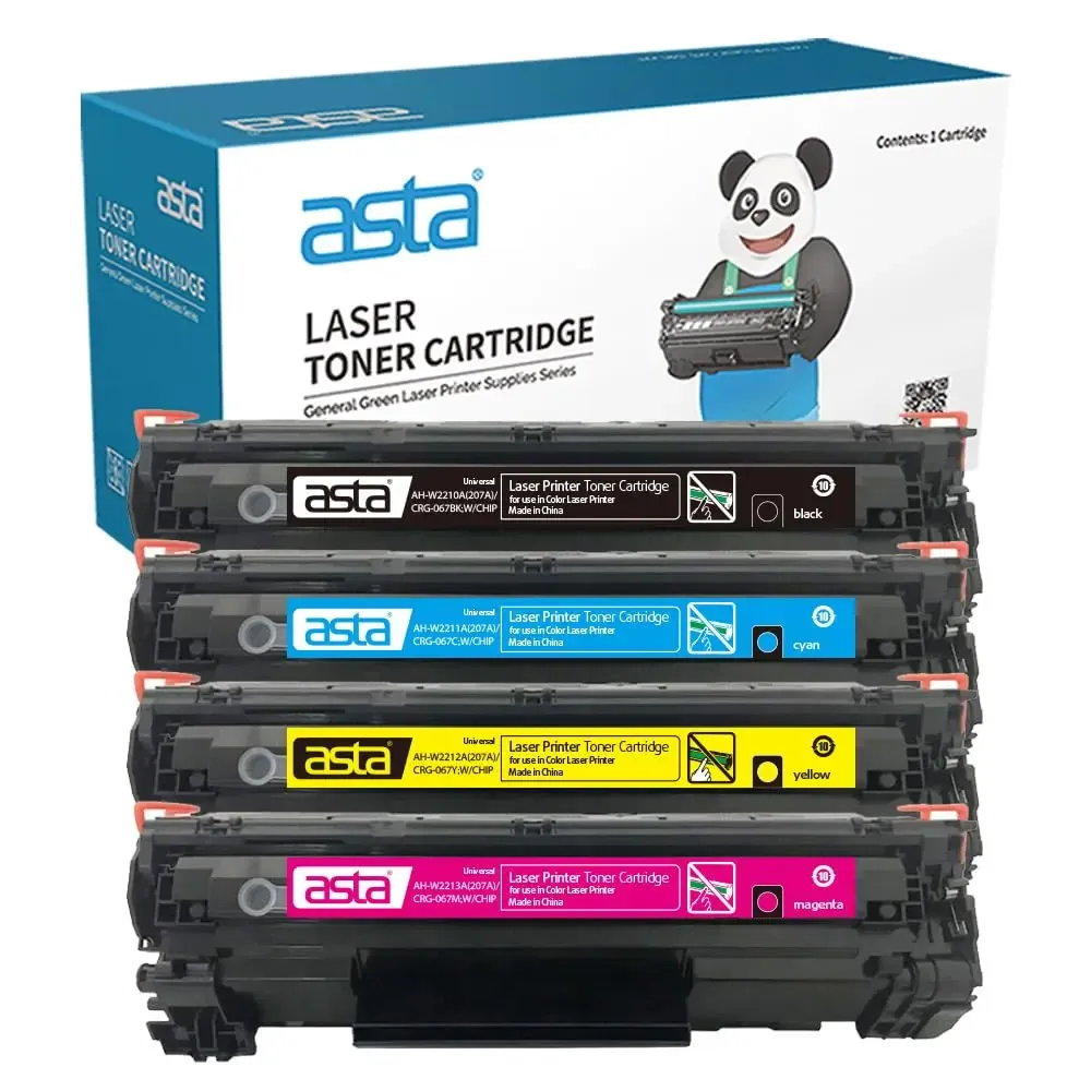 ASTA 206A Toner Cartridge Set (CMYK) W206A W2210A W2211A W2212A W2213A