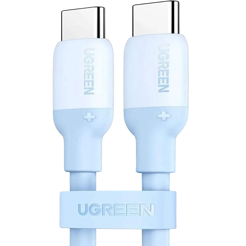 UGREEN 15279 USB-C to USB-C Silicone Fast Charging Cable - 1m (Blue)