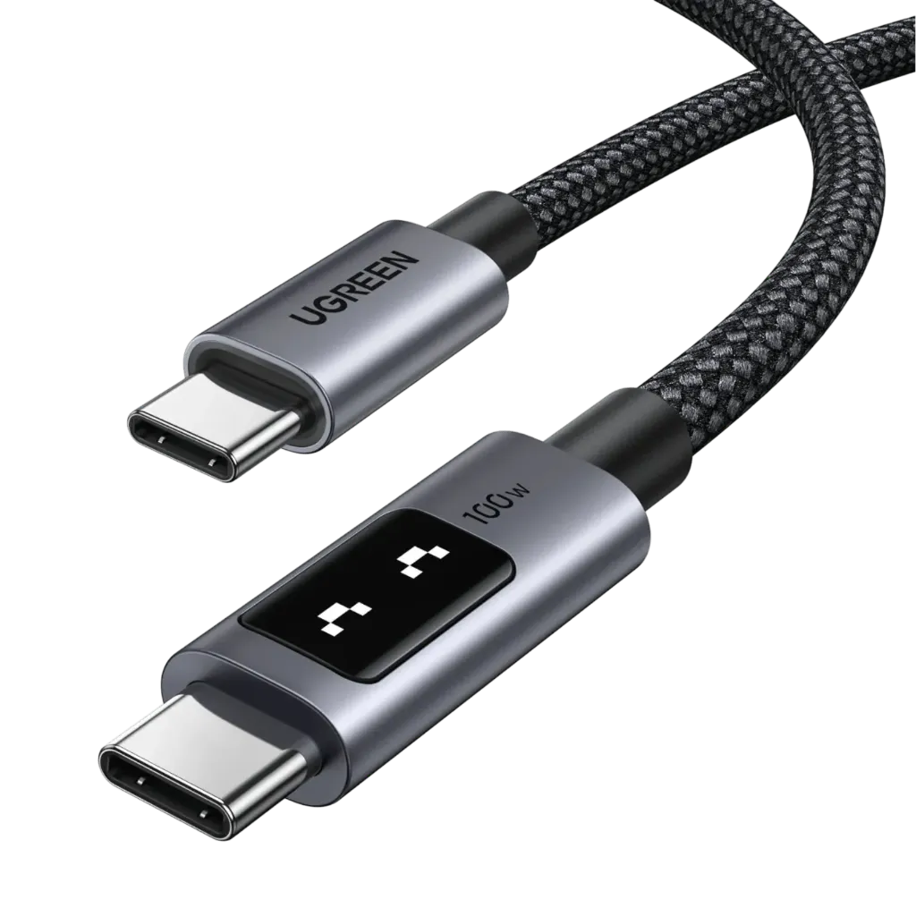 UGREEN 35501 Uno USB-C to USB-C PD Fast Charging Cable (5A Max) - 1m