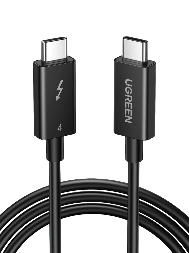 UGREEN 30389 USB-C to USB-C Thunderbolt 4 Cable - 0.8m (Black)