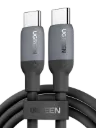 UGREEN 15283 USB-C to USB-C Silicone Fast Charging Cable - 1m Black