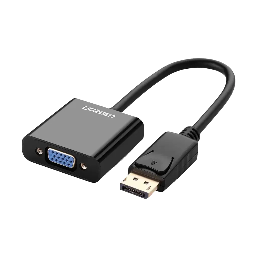 UGREEN 20415 DisplayPort (Male) to VGA (Female) Converter - Black