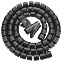 UGREEN 30818 Cable Organizer & Protection Tube (DIA 25mm) - 1.5m Black