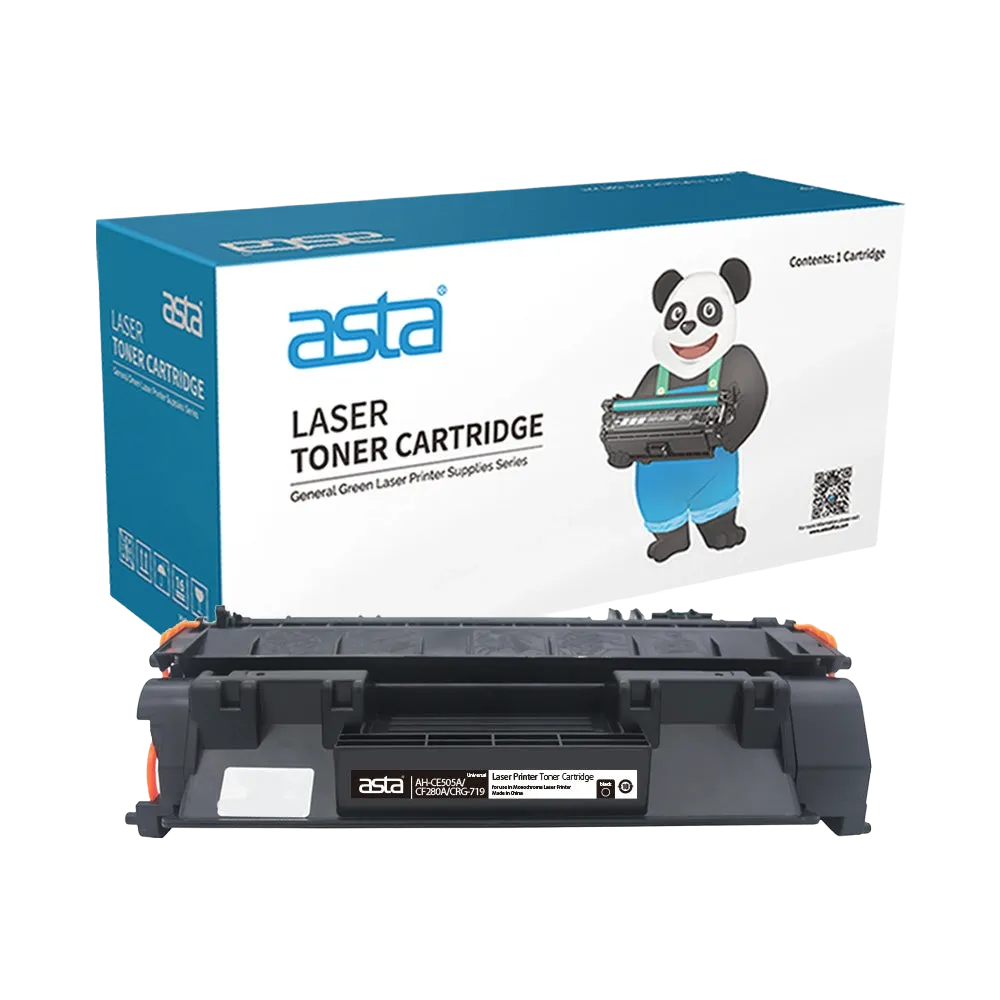 ASTA CE505A / 05A / CF280A / 80A / CRG-719 Universal Black Toner Cartridge