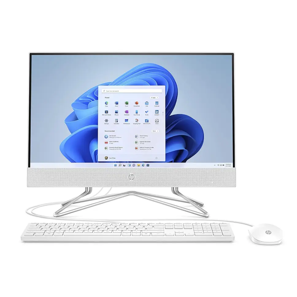 HP All-in-One PC  Intel Core i3-1215U 4GB DDR4 RAM 256GB NVMe SSD Keyboard & Mouse Combo 23.8" FHD Display Windows 11 Pro