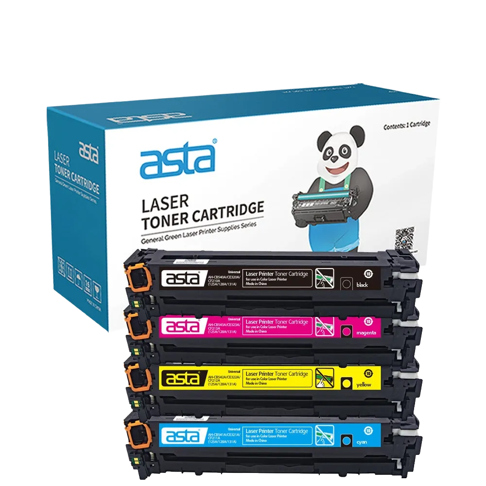 ASTA 125A 128A 131A Universal Compatible Toner Set CB540A CB541A CB542A CB543A CMYK